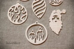 Décorations De Noël En Bois à Suspendre ( Lot 02 ) -Papeterie Boutique 3899250 decorations de noel en bois a suspendre lot 01 6