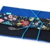 Etui Macbook Pro 15, Housse Macbook Pro 16, Housse Ordinateur Sur Mesure Velours Et Lin Avec Tissu Fleurs, Cadeau Original Noël Femme