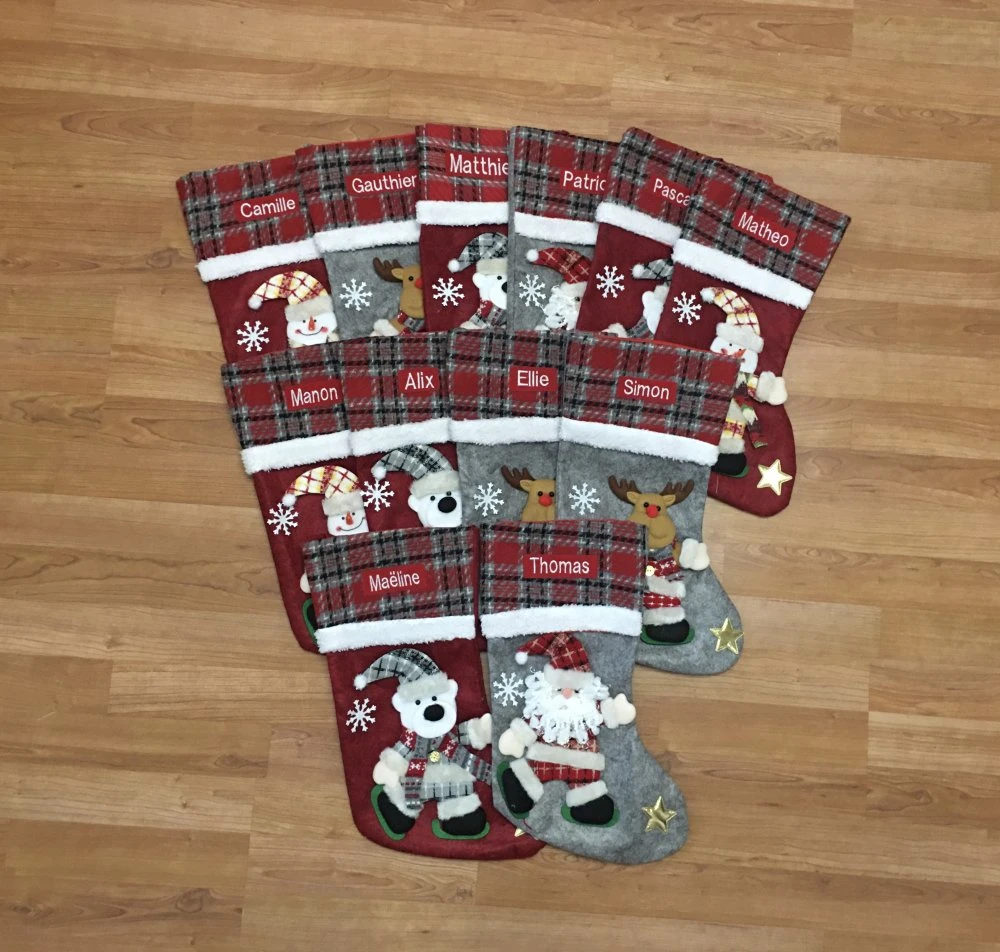 Botte De Noël, Chaussette Renne, Botte *prénom Personnalisable*, Personnalisable *joyeux Noël*, à Suspendre, 40x24 Cm 2 Botte De Noël, Chaussette Renne, Botte *prénom Personnalisable*, Personnalisable *joyeux Noël*, à Suspendre, 40x24 Cm – Image 2