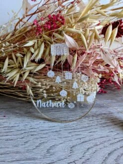 Boule De Noël Famille Personnalisée Acrylique Transparente, Idée Décoration Noël, Décoration Sapin 7 Boule De Noël Famille Personnalisée Acrylique Transparente, Idée Décoration Noël, Décoration Sapin -Papeterie Boutique 3927807 boule de sapin famille personnalisee idee decoration no 3