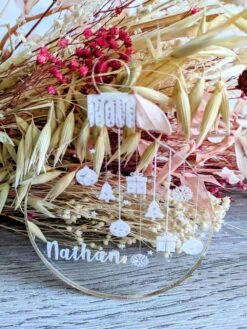 Boule De Noël Famille Personnalisée Acrylique Transparente, Idée Décoration Noël, Décoration Sapin 8 Boule De Noël Famille Personnalisée Acrylique Transparente, Idée Décoration Noël, Décoration Sapin -Papeterie Boutique 3927807 boule de sapin famille personnalisee idee decoration no 4