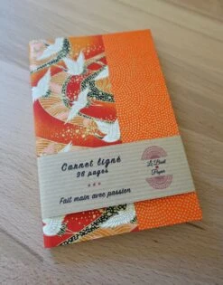 Carnet D'écriture A6, Cahier De Poche Papier Japonais Grues Orange, Journal De Voyage Japon, Idée Cadeau Noël -Papeterie Boutique 3928190 carnet d ecriture de note cahier de poche en papier japon 6