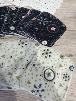 Lot De 24 Lingettes Lavables Noël 6 Lot De 24 Lingettes Lavables Noël -Papeterie Boutique 3935724 lot de 10 lingettes lavables bebe 3