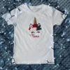 T-shirt Enfant Brodé & Personnalisé Licorne De Noël