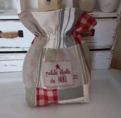 Pochon Vide Poche Noël Petite étoile De Noël