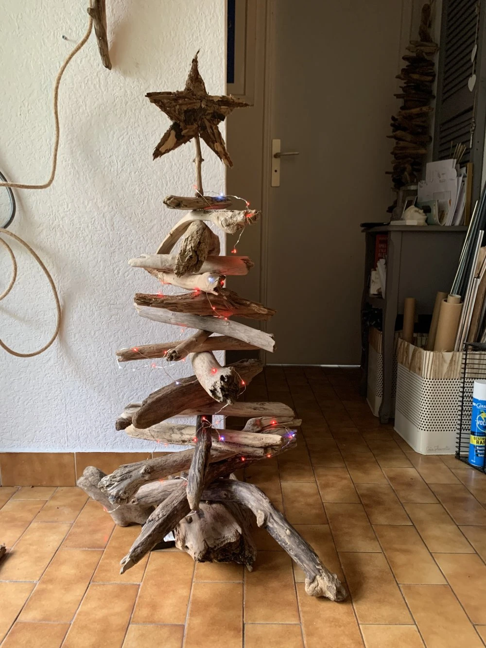 Sapin De Noël écolo En Bois Flotté 100 Cm 2 Sapin De Noël écolo En Bois Flotté 100 Cm – Image 2