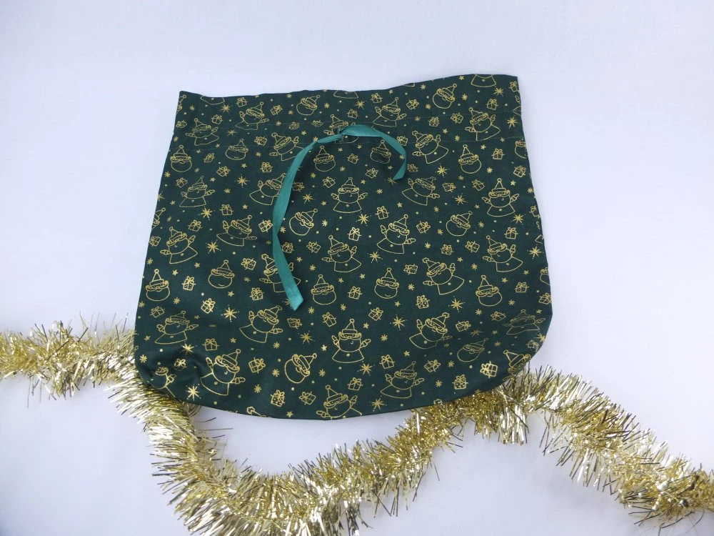 Pochette Cadeau En Tissu Noël 6 Pochette Cadeau En Tissu Noël – Image 6