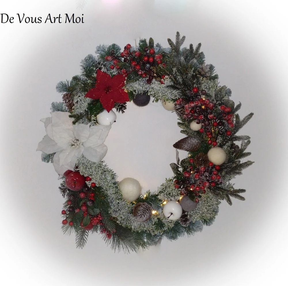 Couronne Noël Sapin Lumineuse,grosse Couronne Xxl Noël,décoration Noël Fait Main Artisanal 1 Couronne Noël Sapin Lumineuse,grosse Couronne Xxl Noël,décoration Noël Fait Main Artisanal
