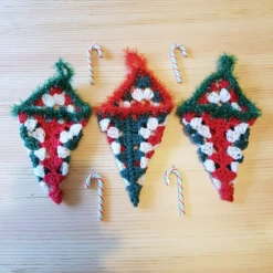 Noël - Pochette Triangle à Suspendre - Lot De 3 -Papeterie Boutique 3973468 pochette cadeau deco noel rustique decoration a accroche 5