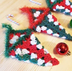 Noël - Pochette Triangle à Suspendre - Lot De 3 -Papeterie Boutique 3973468 pochette cadeau deco noel rustique decoration a accroche 6