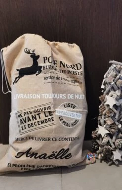 Hotte De Noël Beige