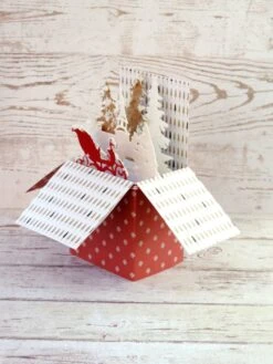 Carte De Noël, Boîte Pop Up. -Papeterie Boutique 3989993 carte de noel boite pop up 3