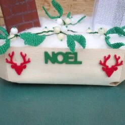 Décoration De Noël Cheminée Et Gui -Papeterie Boutique 4003430 decoration de noel cheminee et gui 2