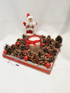 Centre De Table Noël - Jour De L'an / Décoration De Table Ou Autre Avec Bougies Pomme De Pin Et Boules De Noel 15 Centre De Table Noël - Jour De L'an / Décoration De Table Ou Autre Avec Bougies Pomme De Pin Et Boules De Noel -Papeterie Boutique 4006505 centre de table noel jour de l an decoration de table 2