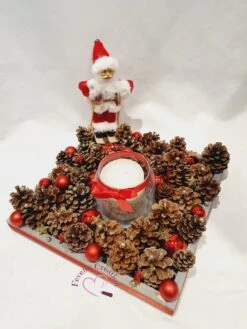 Centre De Table Noël - Jour De L'an / Décoration De Table Ou Autre Avec Bougies Pomme De Pin Et Boules De Noel 12 Centre De Table Noël - Jour De L'an / Décoration De Table Ou Autre Avec Bougies Pomme De Pin Et Boules De Noel -Papeterie Boutique 4006505 centre de table noel jour de l an decoration de table 3