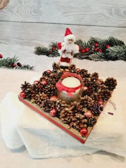 Centre De Table Noël - Jour De L'an / Décoration De Table Ou Autre Avec Bougies Pomme De Pin Et Boules De Noel 13 Centre De Table Noël - Jour De L'an / Décoration De Table Ou Autre Avec Bougies Pomme De Pin Et Boules De Noel -Papeterie Boutique 4006505 centre de table noel jour de l an decoration de table 8