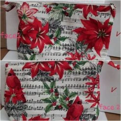 Trousse. Pochette. Noël. Fêtes. Merry Christmas. Cadeau Amitiés. Doublée. Tirette.25/15/5cm. Coton Fleurs. Bonhomme De Neige. Bottes -Papeterie Boutique 4110634 trousse pochette noel fetes merry christmas cadeau am 6