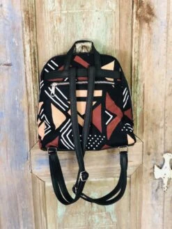 Sac à Dos Femme Bogolan Tissu Africain Wax Indien Tribal Ethnique Géométrique Sac Indien Orange Rouge Noir Jaune Cadeau Noël Femme -Papeterie Boutique 4249919 sac a dos femme bogolan tissu africain wax indien tribal et 5