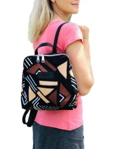 Sac à Dos Femme Bogolan Tissu Africain Wax Indien Tribal Ethnique Géométrique Sac Indien Orange Rouge Noir Jaune Cadeau Noël Femme -Papeterie Boutique 4249919 sac a dos femme bogolan tissu africain wax tribal ethnique 1