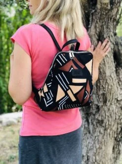 Sac à Dos Femme Bogolan Tissu Africain Wax Indien Tribal Ethnique Géométrique Sac Indien Orange Rouge Noir Jaune Cadeau Noël Femme -Papeterie Boutique 4249919 sac a dos femme bogolan tissu africain wax tribal ethnique 4