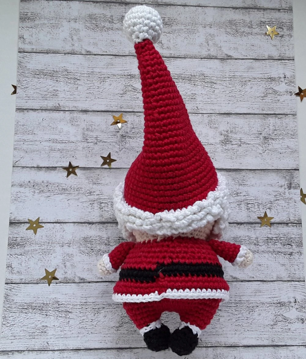 Decoration Père Noël, Décoration De Noël Au Crochet 2 Decoration Père Noël, Décoration De Noël Au Crochet – Image 2