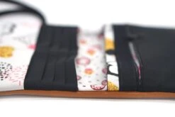 Portefeuille Femme Cuir Caramel Tissu Motif Coeurs, Portefeuille Chéquier Cuir Avec élastique, Cadeau Femme Noël -Papeterie Boutique 4292936 portefeuille cuir femme compagnon cuir portefeuille compag 6