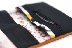 Portefeuille Femme Cuir Caramel Tissu Motif Coeurs, Portefeuille Chéquier Cuir Avec élastique, Cadeau Femme Noël -Papeterie Boutique 4292936 portefeuille cuir femme compagnon cuir portefeuille compag 7