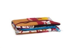 Portefeuille Femme Simili Cuir Camel Avec Tissu Fleurs Ethnique Rouge, Porte Cartes Cuir Et Tissu, Cadeau Femme Noël -Papeterie Boutique 4293986 portefeuille original avec porte monnaie et porte cartes en 4