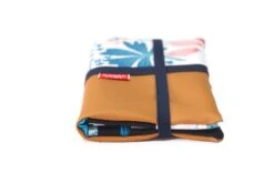 Portefeuille Femme Cuir Caramel Tissu Fleurs Portefeuille Budget Cuir Avec élastique, Cadeau Femme Noël -Papeterie Boutique 4313570 portefeuille femme cuir caramel tissu motif coeurs portefeu 3