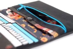 Portefeuille Boho Cuir Noir, Portefeuille Budget Tissu Plumes, Porte Cartes Cuir Femme, Cadeau Noël Personnalisable -Papeterie Boutique 4313571 grand portefeuille femme cuir noir tissu mandalas portefeui 5