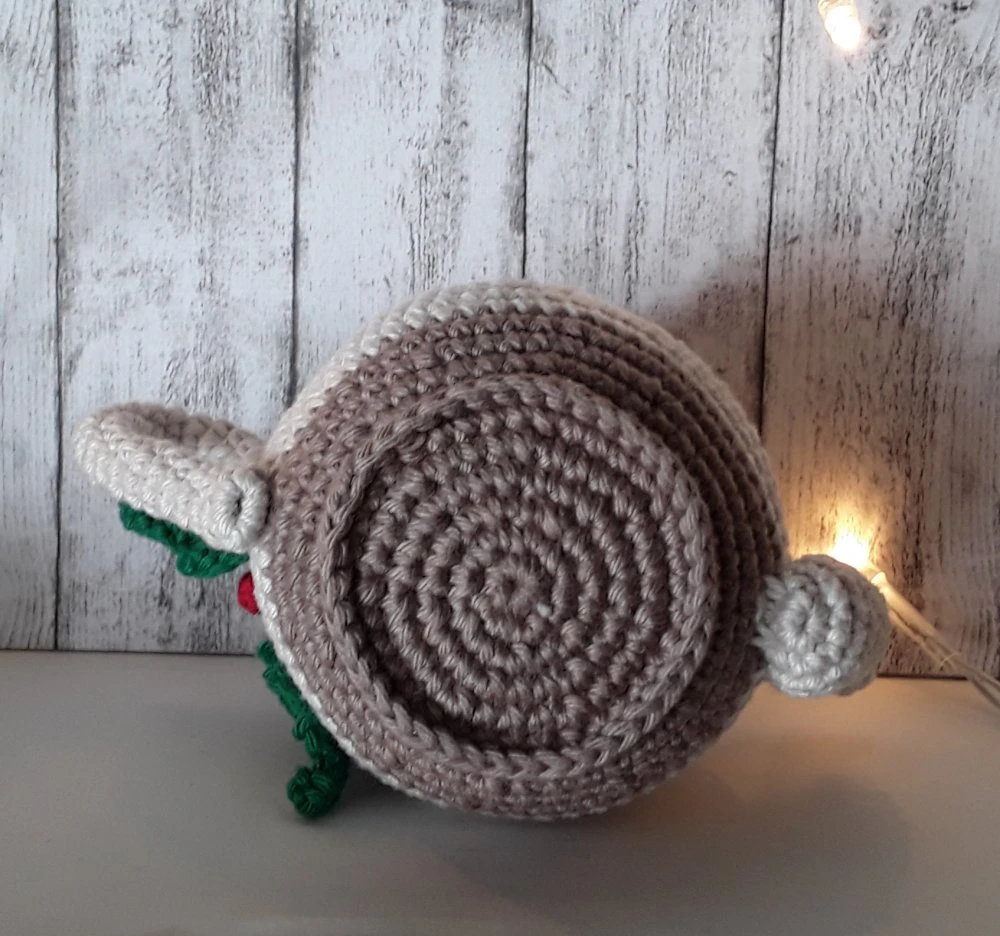 Decoration De Noël, Théière De Noël Au Crochet 4 Decoration De Noël, Théière De Noël Au Crochet – Image 4