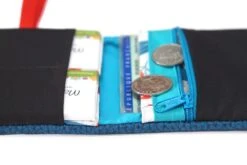 Portefeuille Femme Cuir Turquoise Tissu Fleurs, Porte Cartes Cuir Floral, Cadeau Femme Personnalisable Noël -Papeterie Boutique 4324711 portefeuille femme cuir noir tissu japonais petit portefeui 3