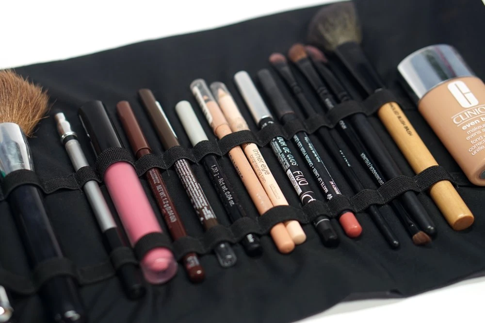 Trousse à Crayons Maquillage En Lin Noir Tissu Japonais, Trousse Maquillage, Cadeau Noël Femme 8 Trousse à Crayons Maquillage En Lin Noir Tissu Japonais, Trousse Maquillage, Cadeau Noël Femme – Image 8