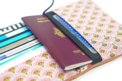 Portefeuille Original Femme Cuir Caramel Tissu Japonais, Porte Cartes Tissu Rose, Cadeau Femme Noël Personnalisable 14 Portefeuille Original Femme Cuir Caramel Tissu Japonais, Porte Cartes Tissu Rose, Cadeau Femme Noël Personnalisable -Papeterie Boutique 4333621 portefeuille original avec porte monnaie et porte cartes en 6