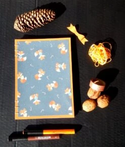 New : Carnet "renards De Noël"