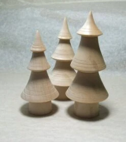3 Petits Sapins à Décorer, Diy, Déco De Noël, Objets En Bois à Décorer, Peindre, Pyrograver ; Supports Bois à Personnaliser ; Loisir Créatif