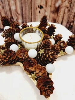 Centre De Table Noël - Jour De L'an / Décoration De Table Ou Autre Avec Bougie 10 Centre De Table Noël - Jour De L'an / Décoration De Table Ou Autre Avec Bougie -Papeterie Boutique 4348373 centre de table noel jour de l an decoration de table 5