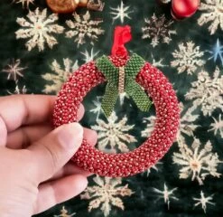 Couronne De Noël à Suspendre, Fait Main -Papeterie Boutique 4351307 couronne de noel a suspendre fait main 2