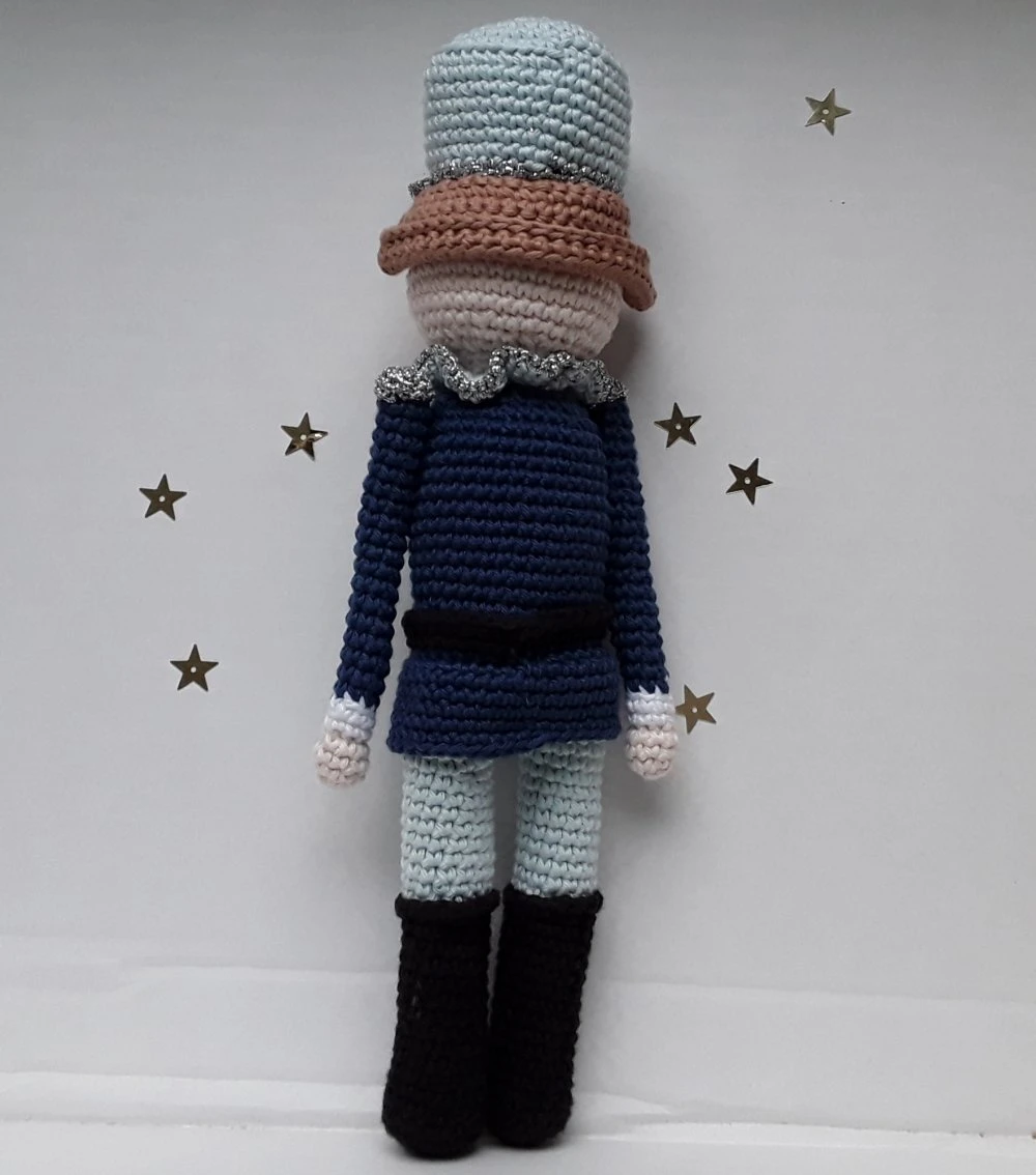 Decoration Casse-noisette De Noél, Décoration De Noël Au Crochet 2 Decoration Casse-noisette De Noél, Décoration De Noël Au Crochet – Image 2