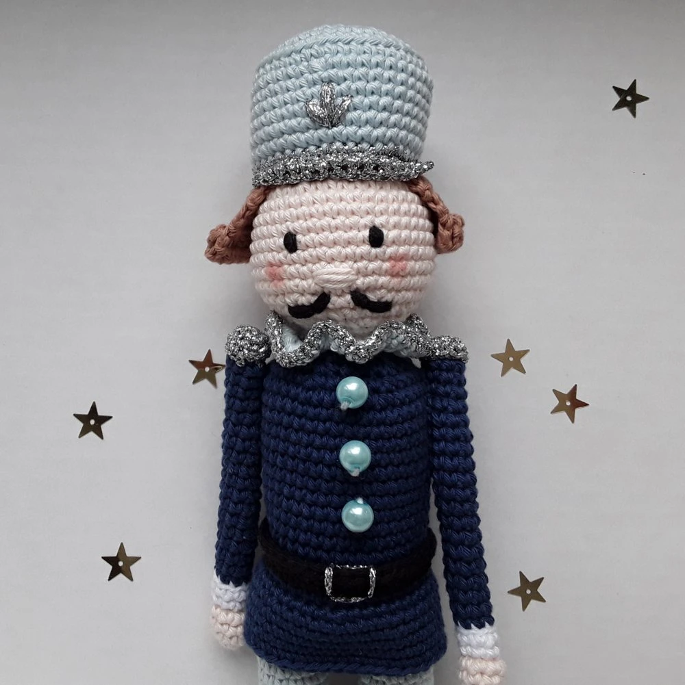 Decoration Casse-noisette De Noél, Décoration De Noël Au Crochet 3 Decoration Casse-noisette De Noél, Décoration De Noël Au Crochet – Image 3