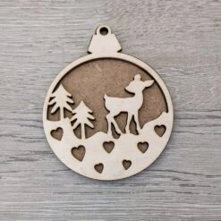 Boule De Noël Personnalisée Renne, Gravure Prenom Possible, 4 Modèles De Suspension De Noël Disponible -Papeterie Boutique 4378113 boule de noel personnalisee renne gravure prenom possible 4