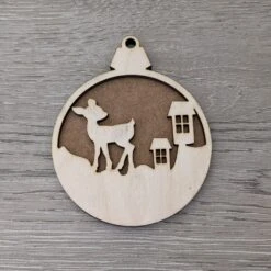 Boule De Noël Personnalisée Renne, Gravure Prenom Possible, 4 Modèles De Suspension De Noël Disponible -Papeterie Boutique 4378113 boule de noel personnalisee renne gravure prenom possible 6