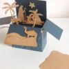 Carte De Noël Popup, Crèche De Noël