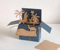 Carte De Noël Popup, Crèche De Noël -Papeterie Boutique 4379066 carte de noel popup creche de noel 3