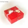 Coffret Boite Thème Noël Boite Rouge Noël Originale Fait Main Artisanale