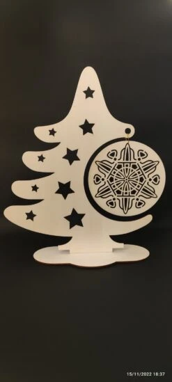 Arbre De Noel,boule De Noel, Boule De Noël Bois, En Bois