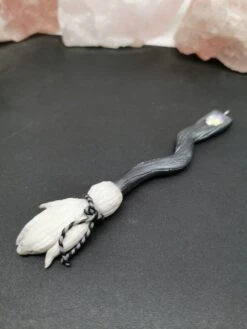 Suspension De Noël Balai De Sorcière - Décoration De Noël Originale - Sorcière, Gothique, Fait Main