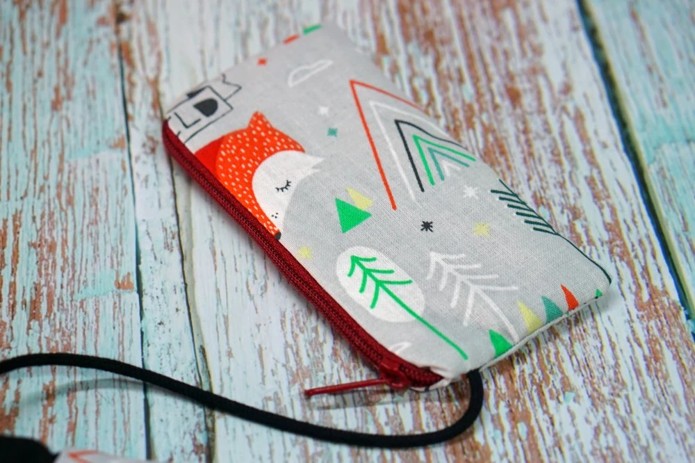 Portefeuille Original Femme Tissu Renard, Porte Cartes Tissu Cuir Turquoise, Cadeau Femme Noël Personnalisable 8 Portefeuille Original Femme Tissu Renard, Porte Cartes Tissu Cuir Turquoise, Cadeau Femme Noël Personnalisable – Image 8