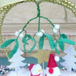 Décoration De Noël - Kiss Me Under The Mistletoe (embrasse Moi Sous Le Gui) -Papeterie Boutique 4389606 vendue decoration de noel kiss me under the mistletoe 5