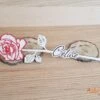 Rose Rouge En Bois Personnalisé Fête Des Mère, Rose De Noël, Remerciement, Mamie, Maîtresse, Nounou, Atsem, St Valentin, Mariage